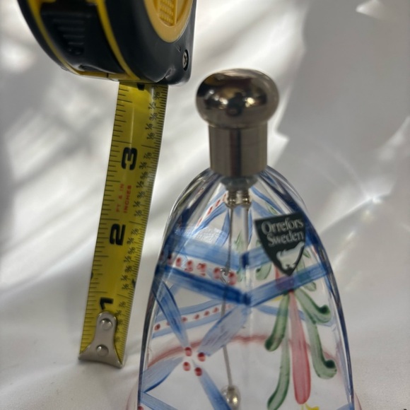 Orrefors Sweden “Maja” Dinner Bell Eva England Hand painted Signed - Picture 2 of 2